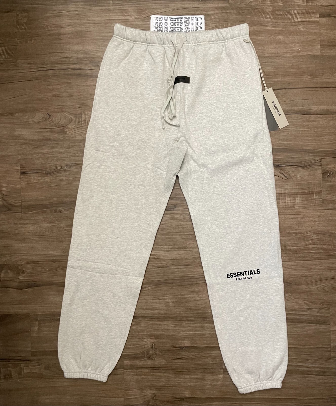 NEW Fear of God Essentials Set Hoodie & Sweatpants Light Oatmeal Size XXS-XL