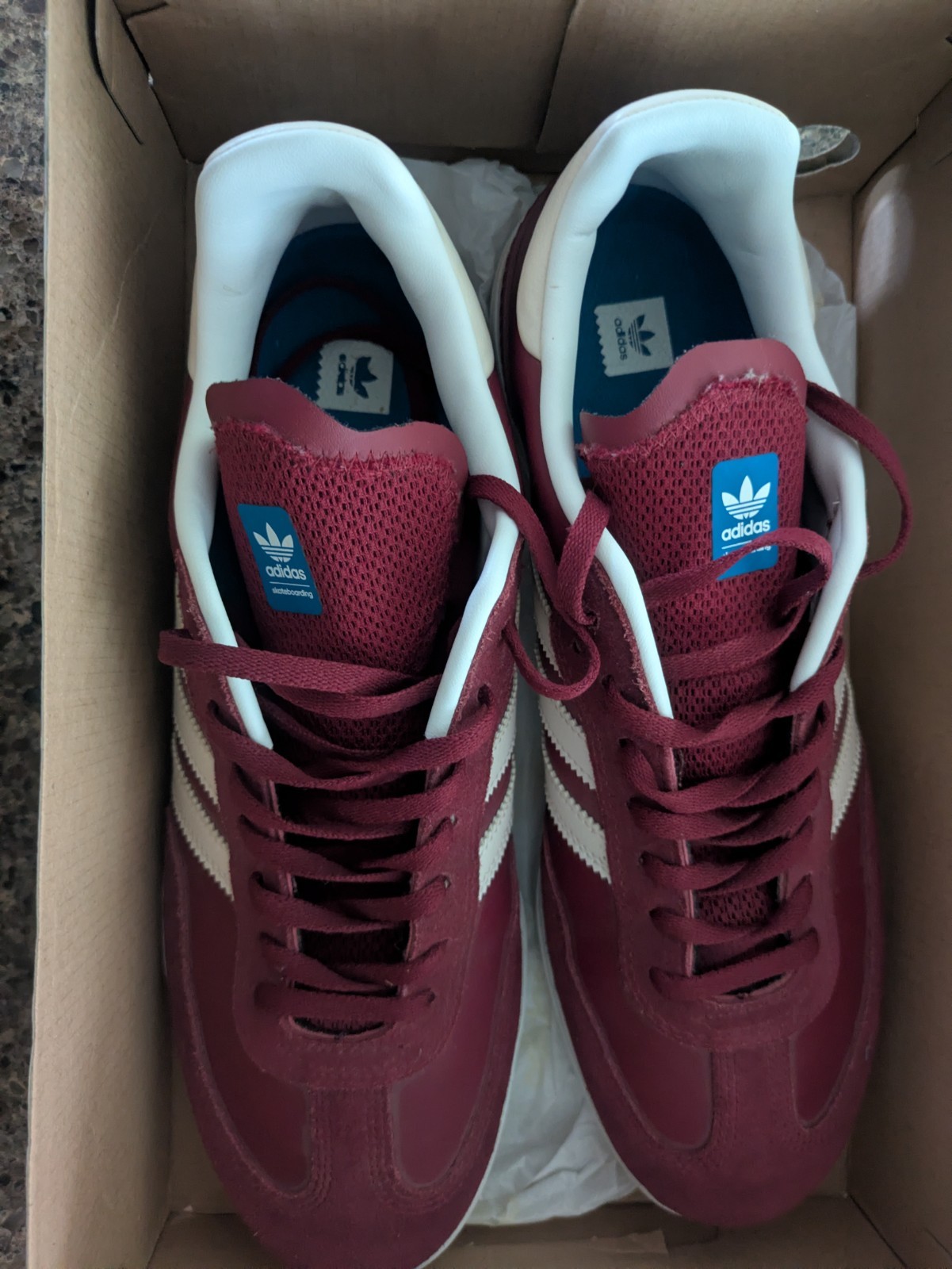 Adidas Samba ADV Burgundy – Size 12 (Mens) – PLEASE SEE DESCRIPTION