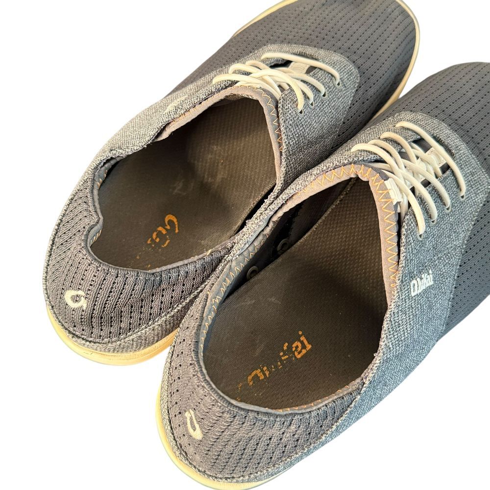 Olukai Nohea Moku Mens No Tie Boat Shoes Size 9 Quick Drying Slip On Beach