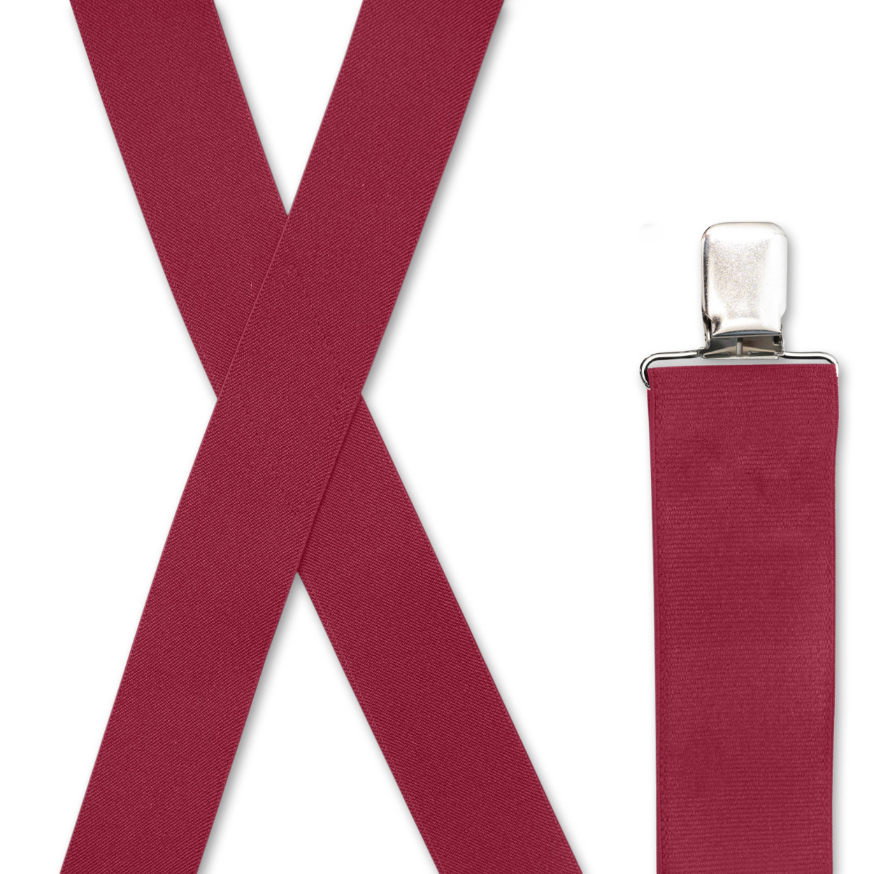 Men’s Suspenders – Strong Clips, Many Colors, X Style 1.5″ & 2″, USA Made