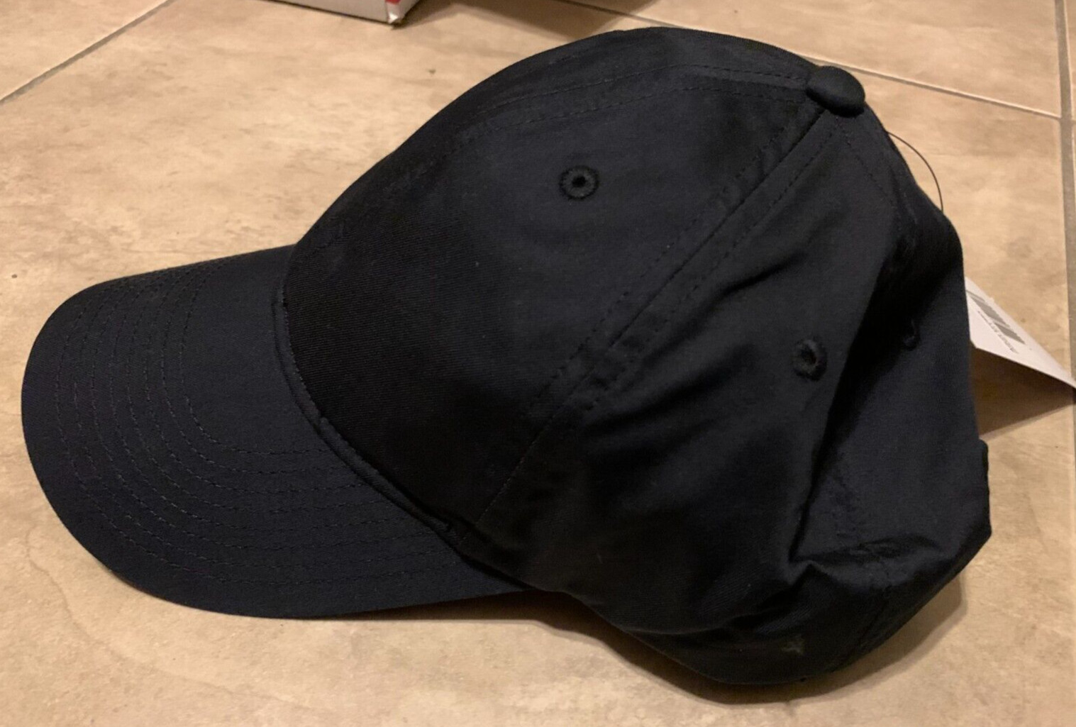 Nike Dri-Fit Heritage-86 Golf Black w/ White Swoosh Blank Hat Cap NEW w/ Tag