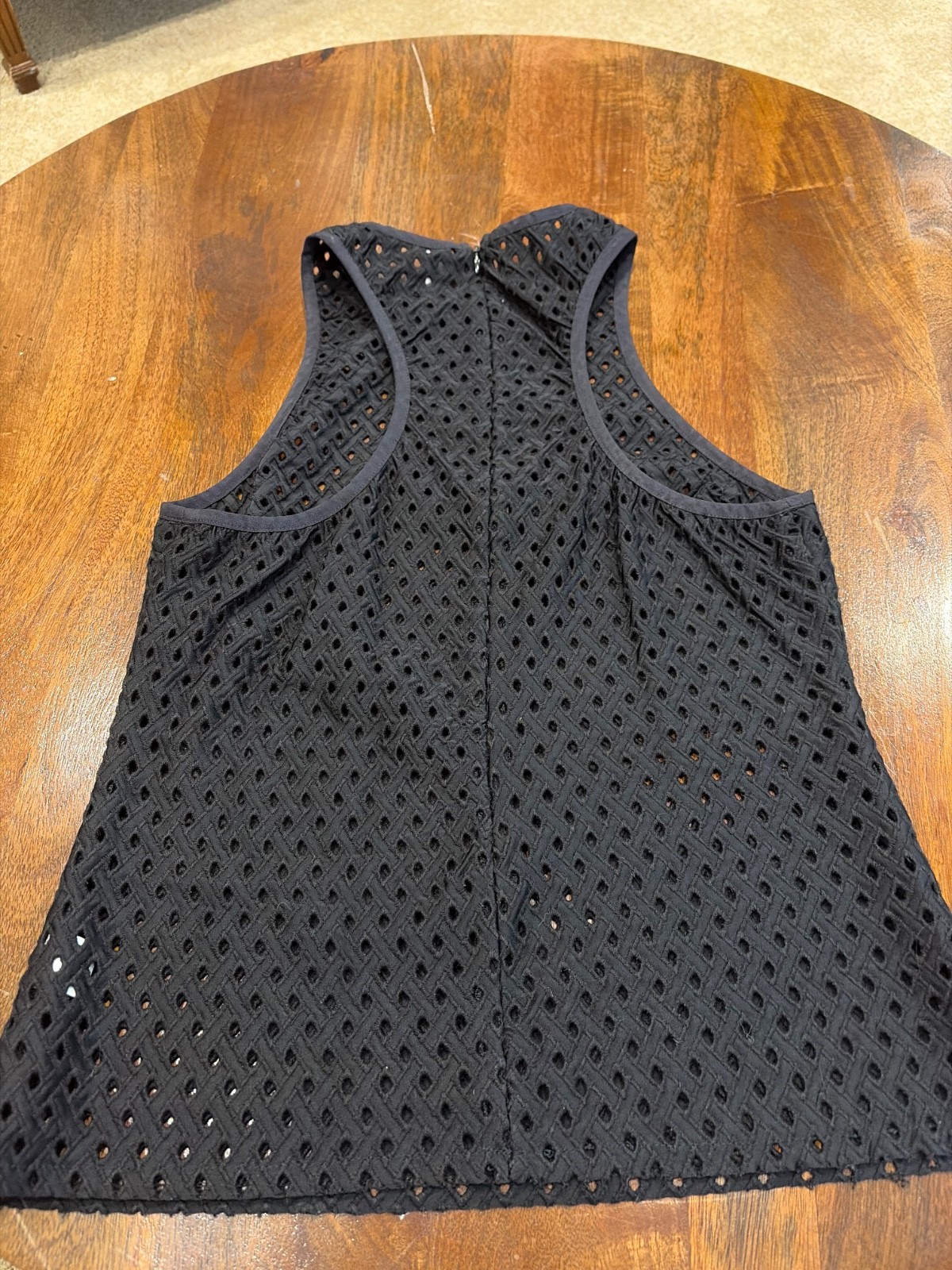 bec and bridge black racer back top