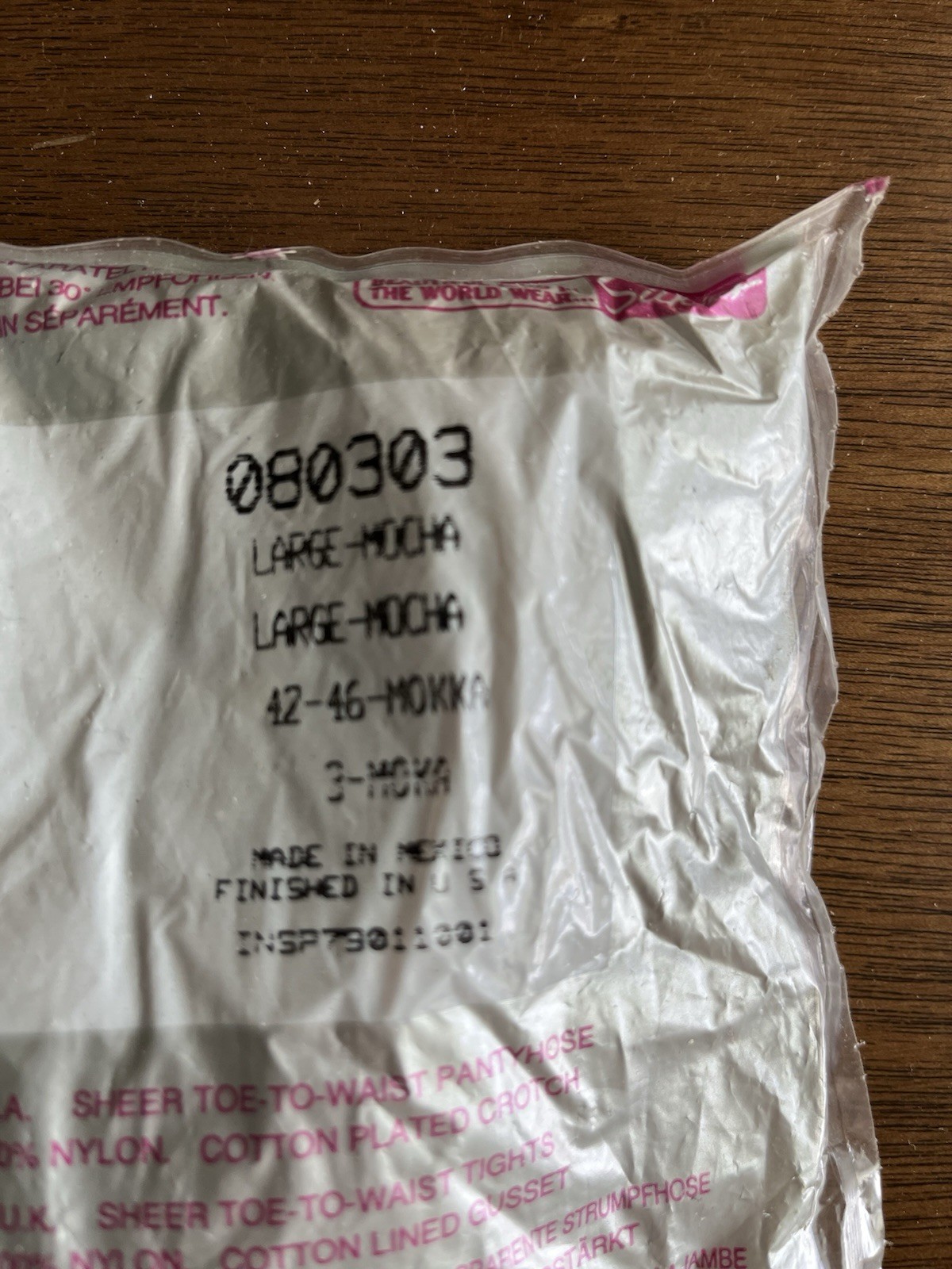 Silkies Pantyhose Sheer Toe To Waist Mocha -large Sealed 2 Packages 080303