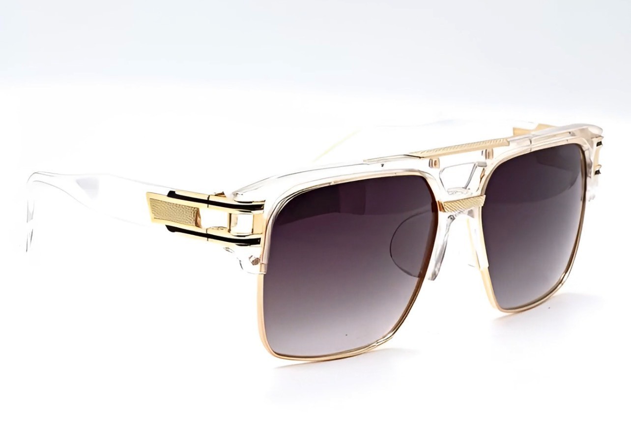Designer Men Sunglasses Fashion Square Gold Hip Hop Model new Style 2023 Shades