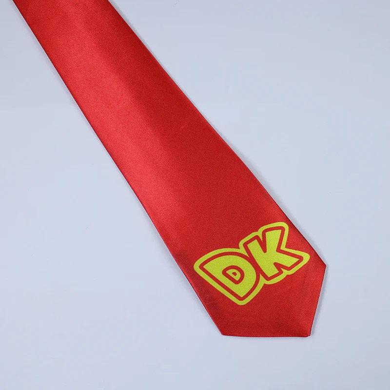 Cos Donkey Neck tie Kong Cosplay Neckband Costume Accessories Movie Peach Red