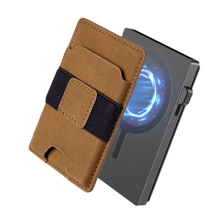 2 in 1 Magsafe Wallet Pop Up Card Holder Magnetic Phone Wallet Minimalist Wallet