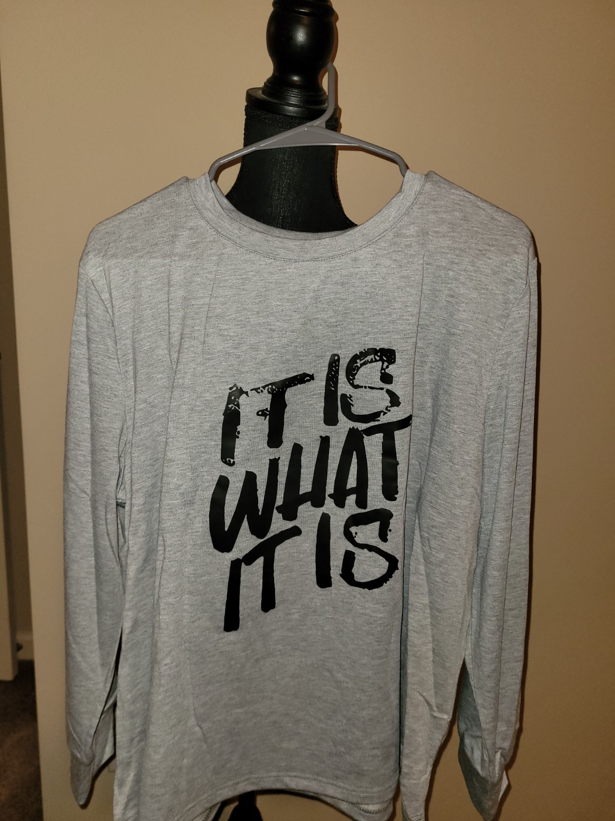 Women’s Grey Long Sleeve TShirt Set XLarge New No Tag