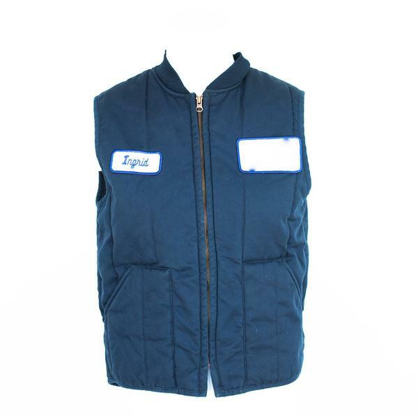 Used Quilted Lined Work Vest GRAY, GREEN, NAVY Cintas, Unifirst, RedKap, G&K