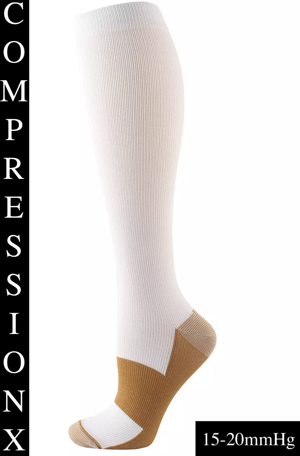 Big N Tall Compression X Socks Pain Relief Calf Leg Foot Support Stocking 4XL