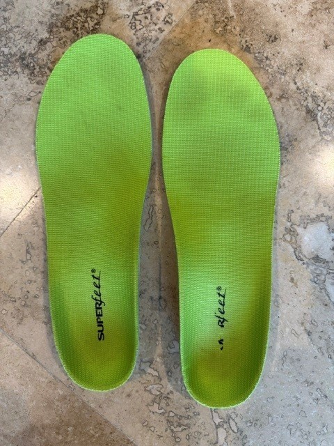 Superfeet All Purpose Support High Arch Insoles – Size E – Excellent Condition –