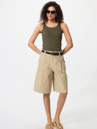 UNIQLO Jersey Pleated Half Shorts S-3XL Off White Black Beige Women 485178 NWT