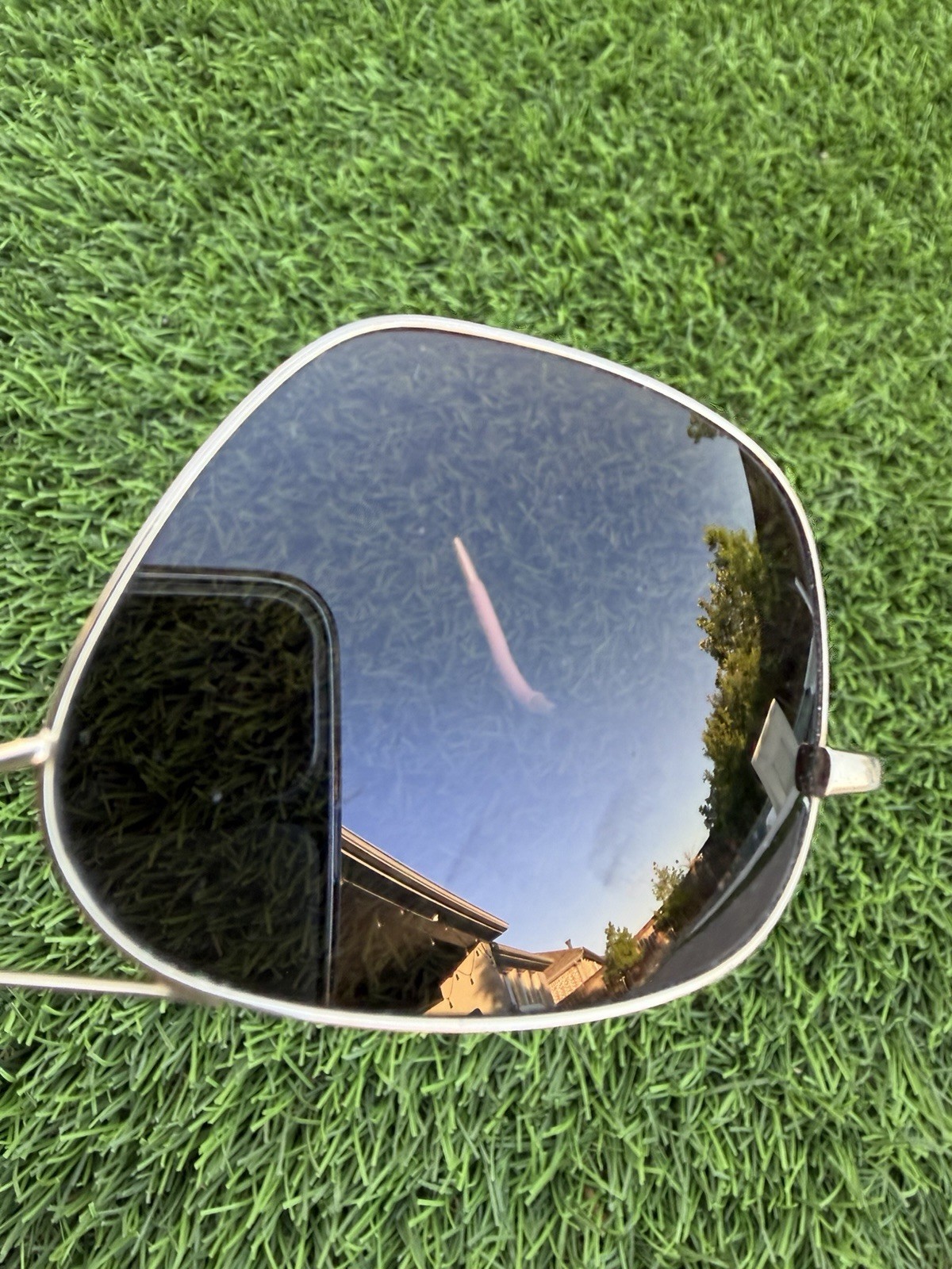 Oliver Peoples Victory 58 VFX Gold/Cognac Gradient Preowned See Description