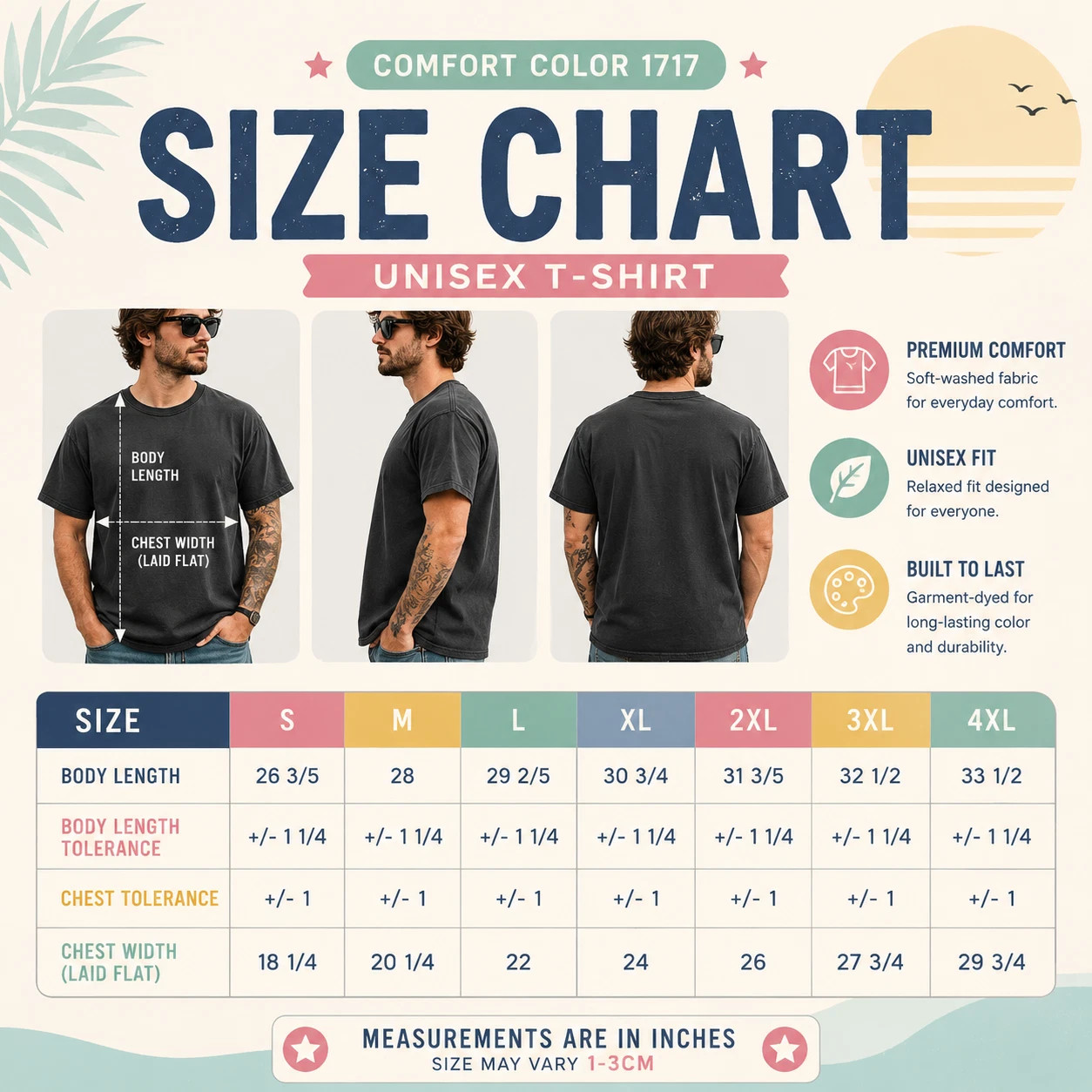 Summer Fish Graphic Tee, Printed Patchwork Sardine Beach Shirt Unisex