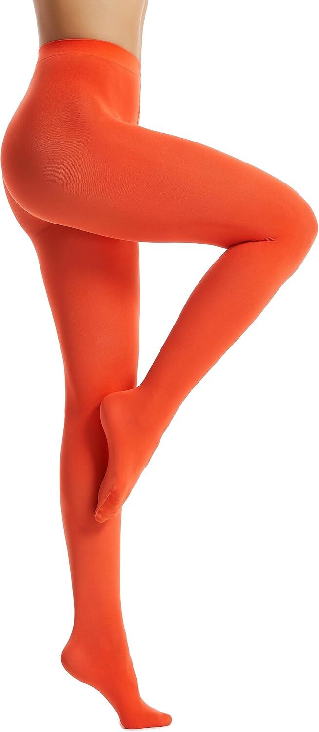 Women’s 80D Soft Opaque Footed Pantyhose Tights Plus Size Cosplay Ballet Wear