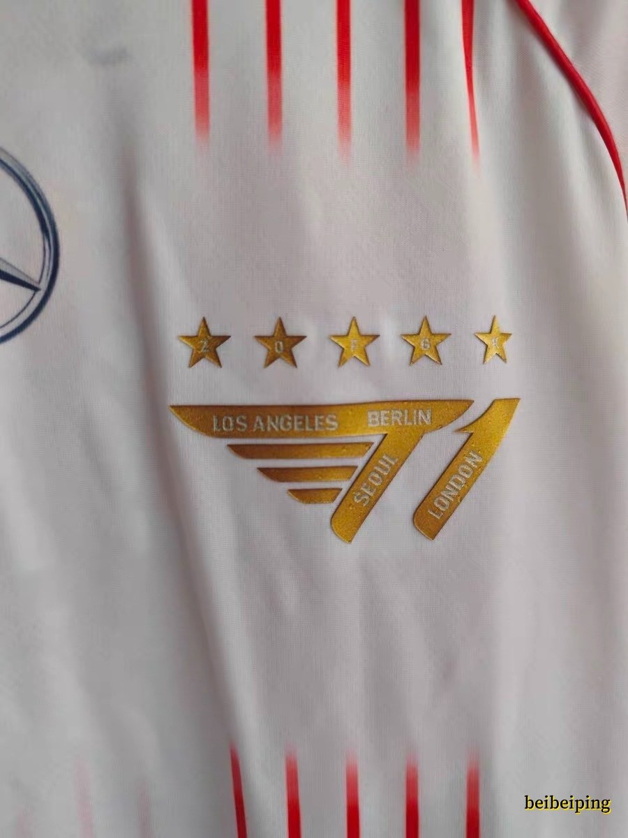 2025 New LCK Team T1 Uniform Jersey S15 TShirt Faker Zofgk LOL TEE White T-shirt