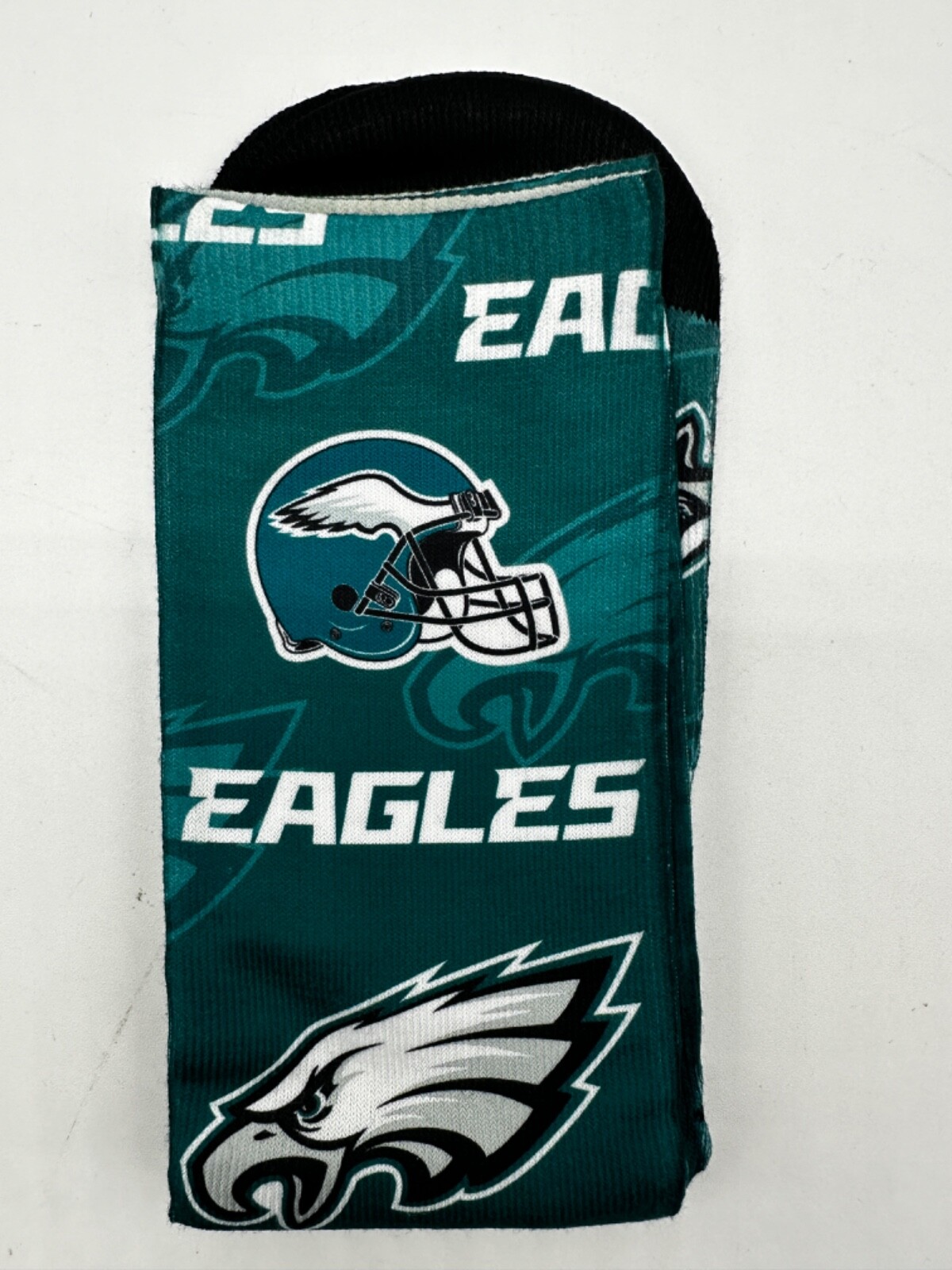 NEW ONE PAIR MENS “FOR BARE FEET” CREW SOCKS ALL 32 FOOTBALL TEAMS 10-13