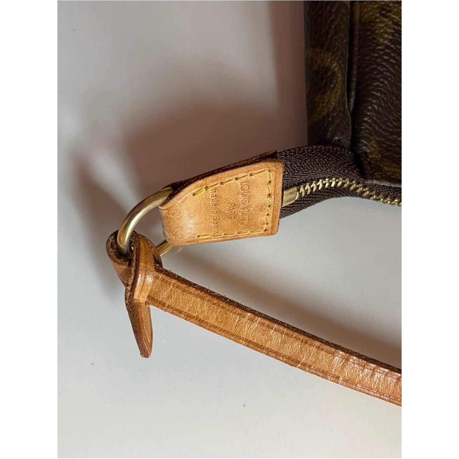 Authentic Louis Vuitton Monogram Pochette Accessoires Mini Shoulder Bag