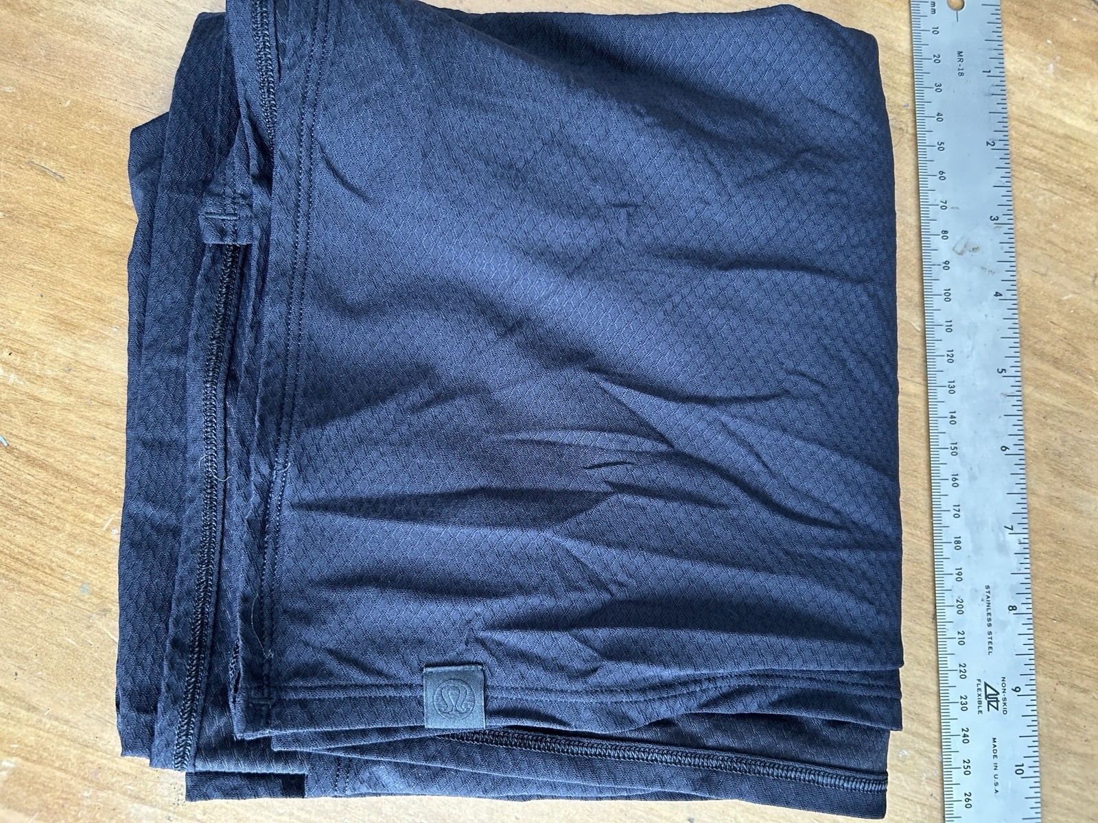 lululemon Black Unisex Scarf Head Wrap Nylon/Elastane approx. 65”x28”