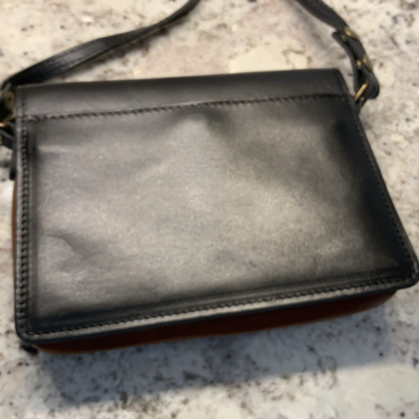 PATRICIA NASH 2 Tone Double Small Cross-Body Bag Clutch