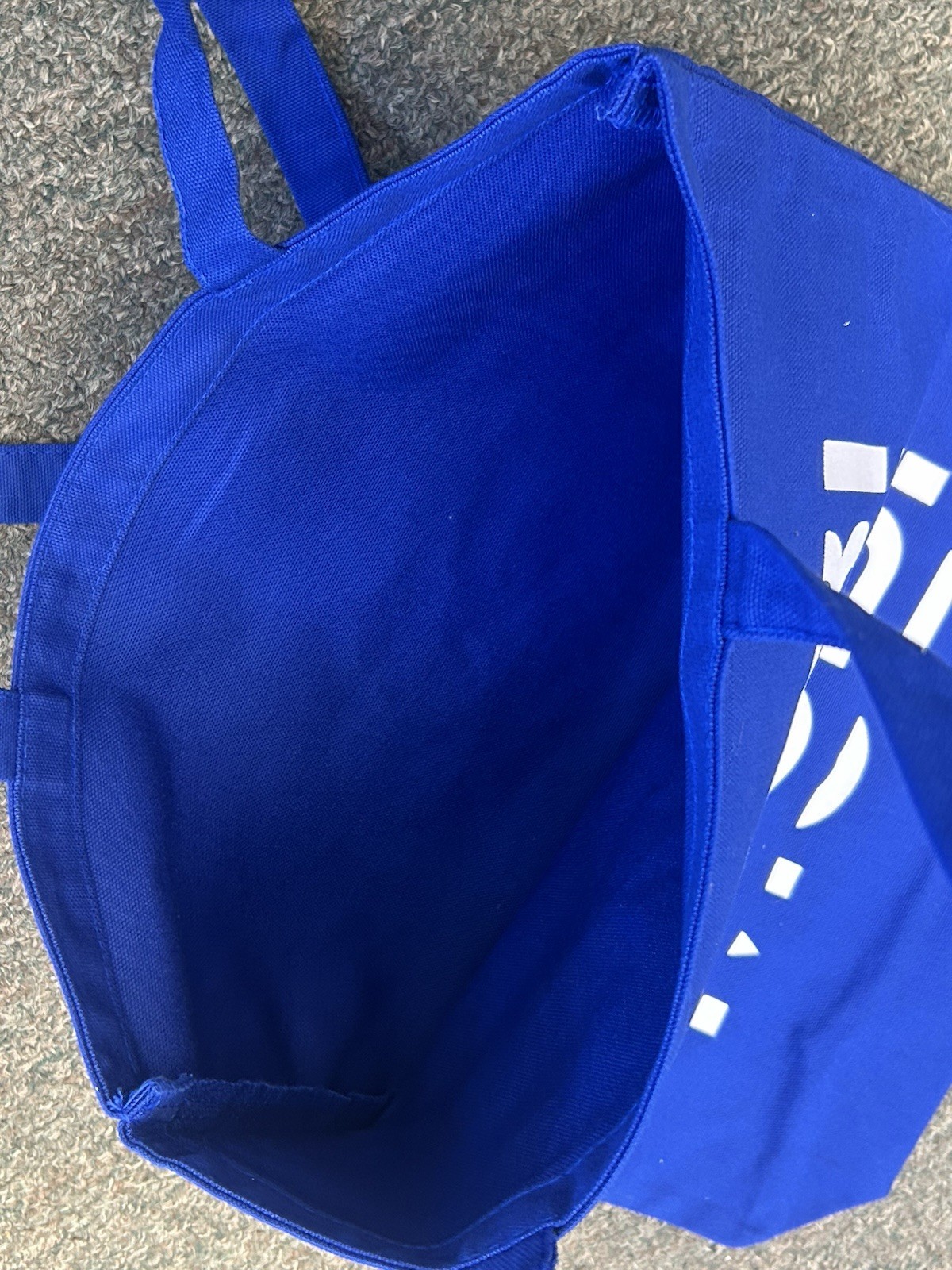 MUBI Film Royal Blue Tote Canvas Bag Streaming Foreign Cinema Festival