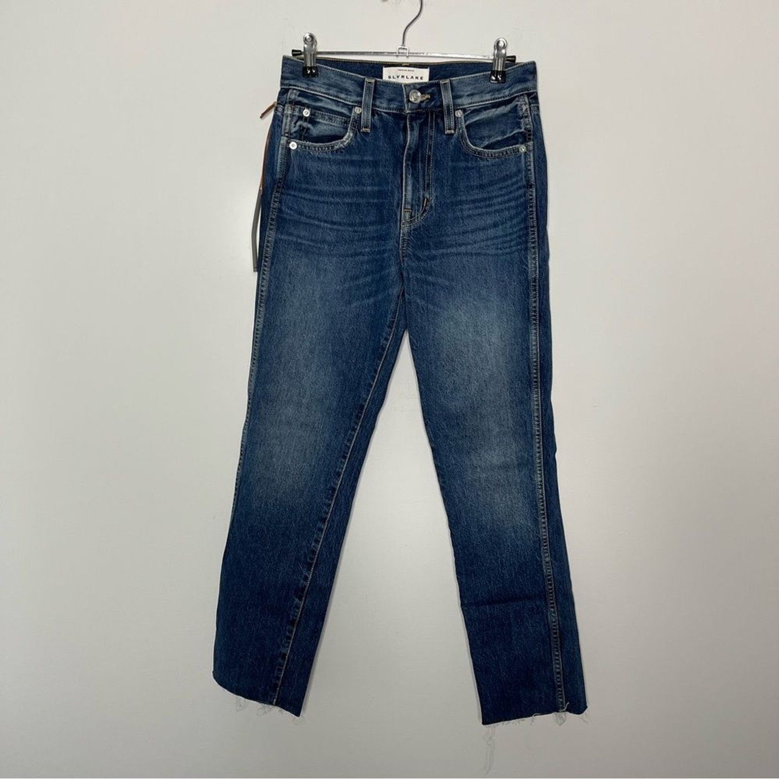 Slvrlake Hero Cropped Straight Jeans 24