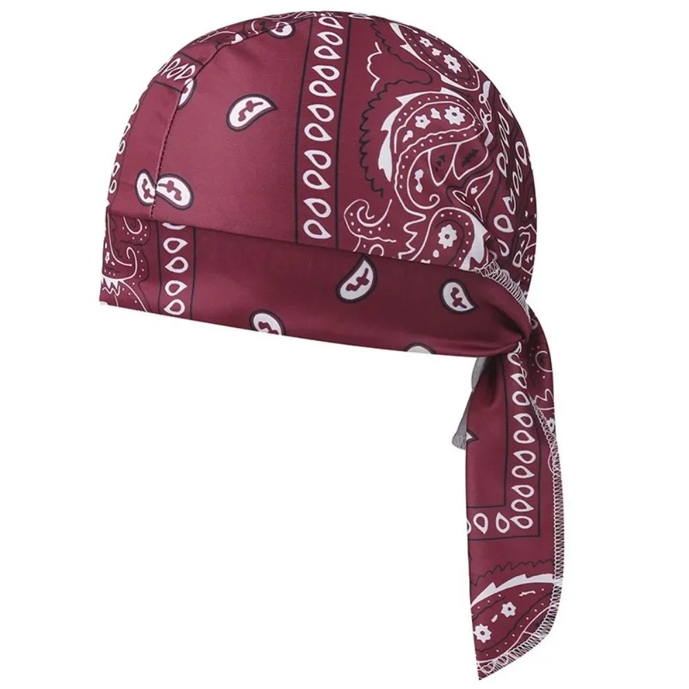 Elastic Motorcycle Wrap Biker Du Bandana Paisley Doo Rag Head Skull Cap Durag