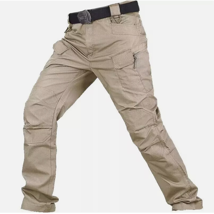 Mens Cargo Pants Work Combat Pants Outdoor Hiking Waterproof Trousers Tactical