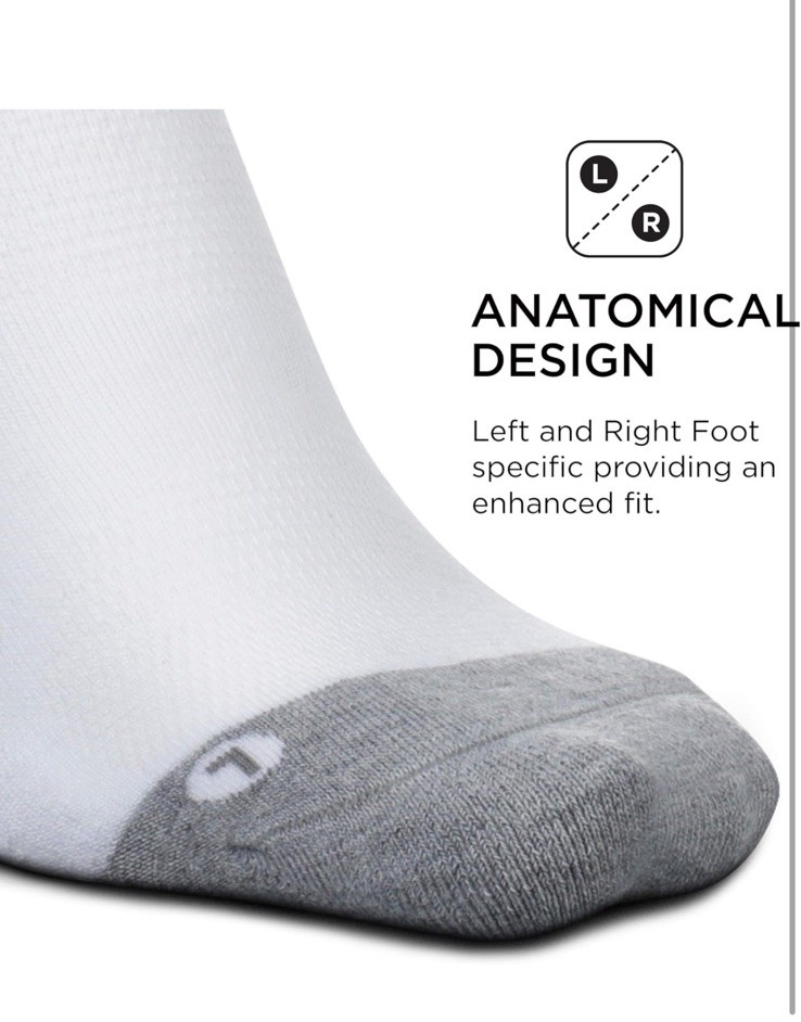 3 Pairs Feetures Elite Light Cushion No Show Tab Socks Medium – Unisex