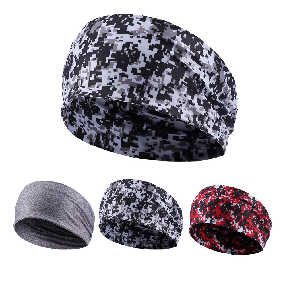 Stretch Sweatband Wide Headband Yoga Gym Run Head Wrap Head Band for Women Gift