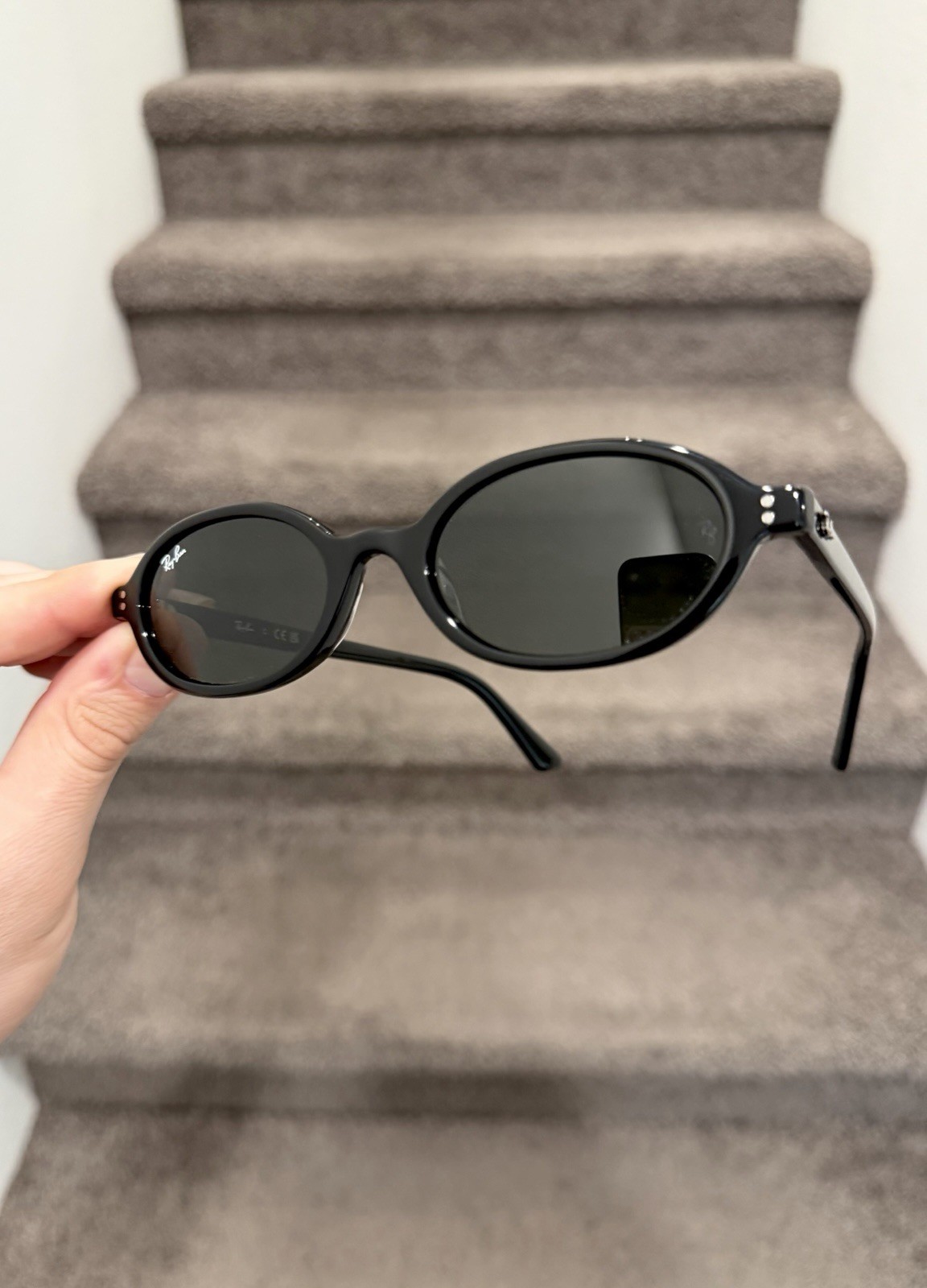 NEW Ray-Ban Khal Oval Sunglasses RB4472 Black 51mm
