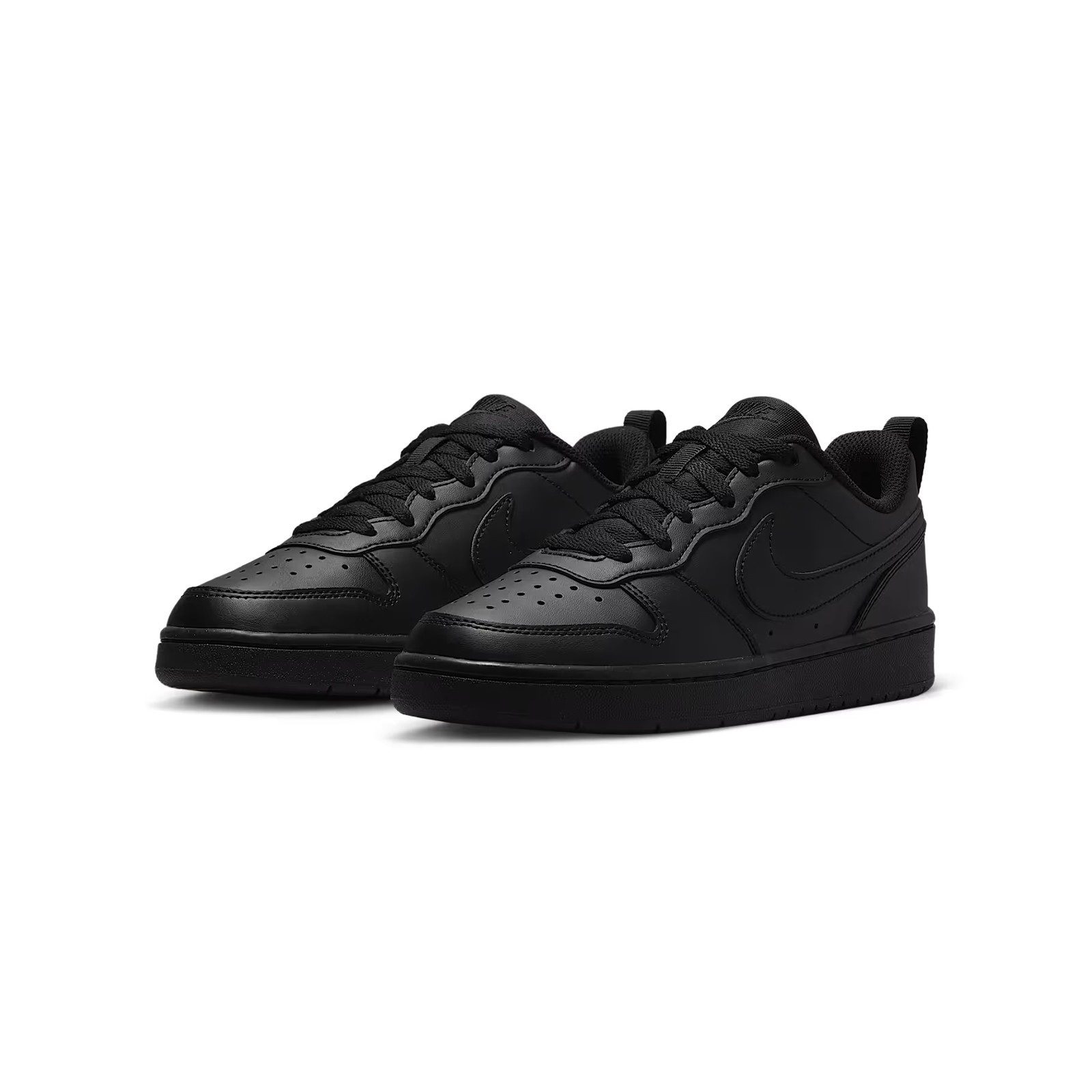 Nike Court Borough Low Recraft Big Kids’ Youth Black Sneakers Shoes, DV5456-002