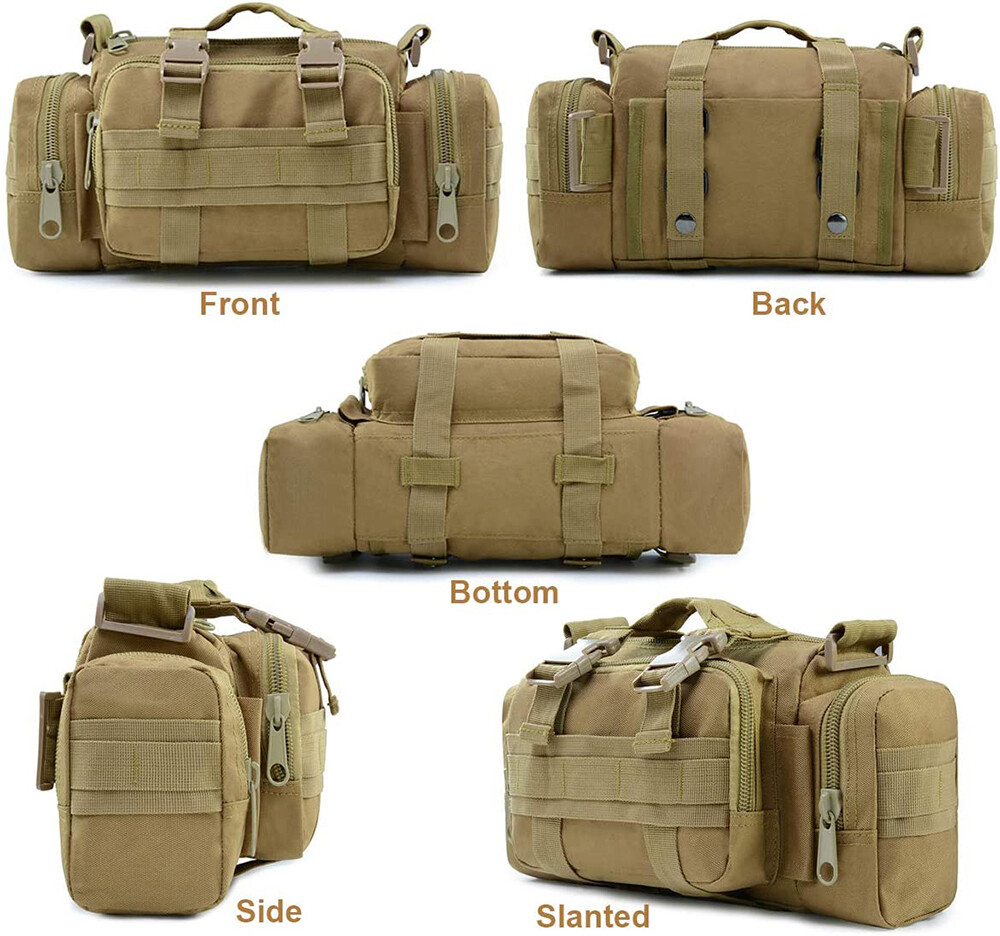 Tactical Waist Pack Deployment Bag Military Molle Waterproof Fanny Pouch
