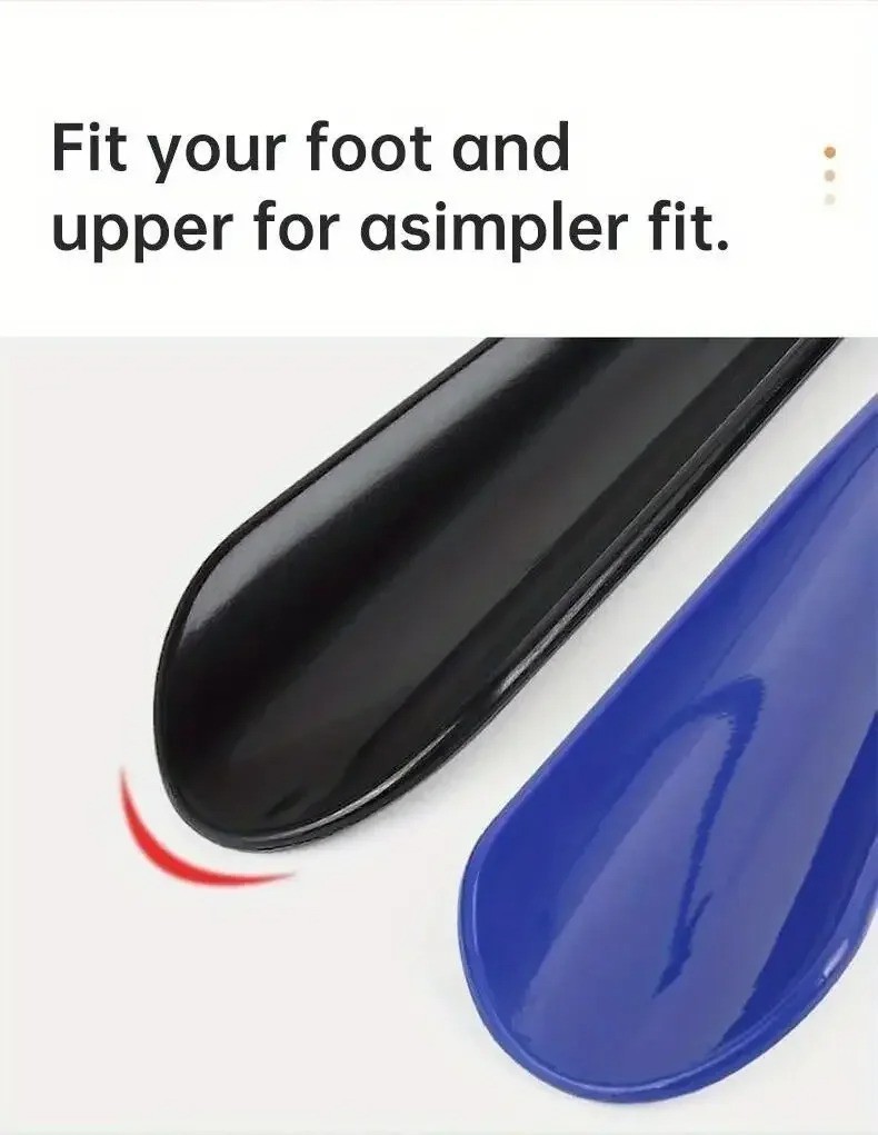 1PC Extra Long Flexible Plastic Shoe Horn – No Bending, Durable Shoe Spoon Assis