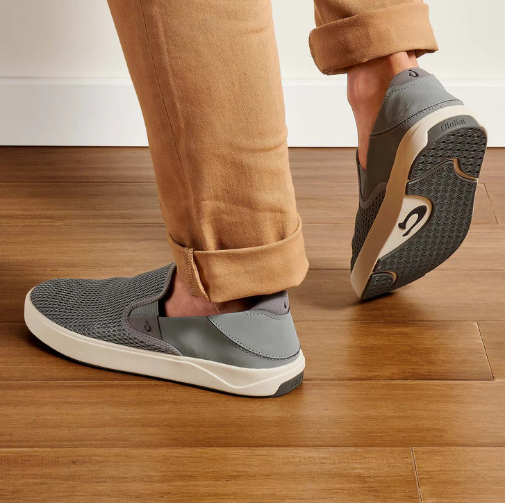 NEW OluKai Laeahi Men’s Slip On Sneakers Poi Breathable Comfort Casual Shoes
