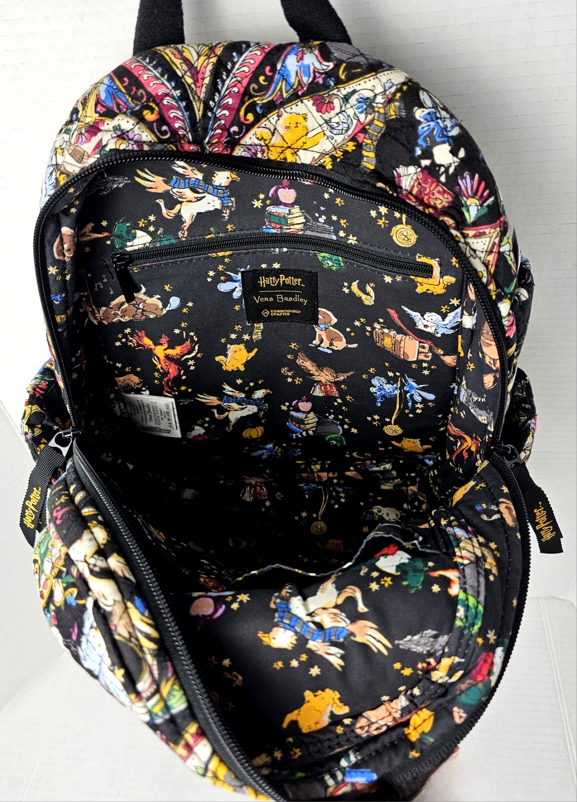 Vera Bradley Harry Potter Backpack in Cotton Friends at Hogwarts