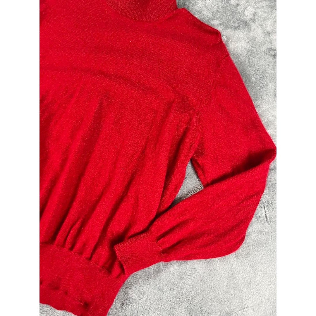 Paul Fredrick Red 100% Cashmere Sweater Women’s Medium Luxury 2-Ply Pullover