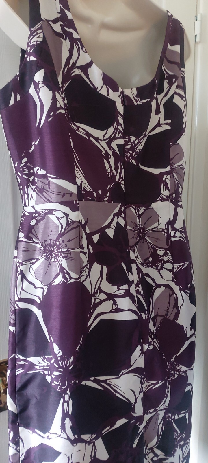 Jacques Vert Occasion Dress Fully Lined Size 12 Wedding Races Party