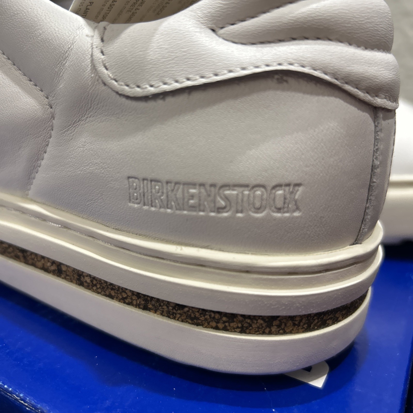 Birkenstock Womens Bend Low Leather White 39 (US W8 M6