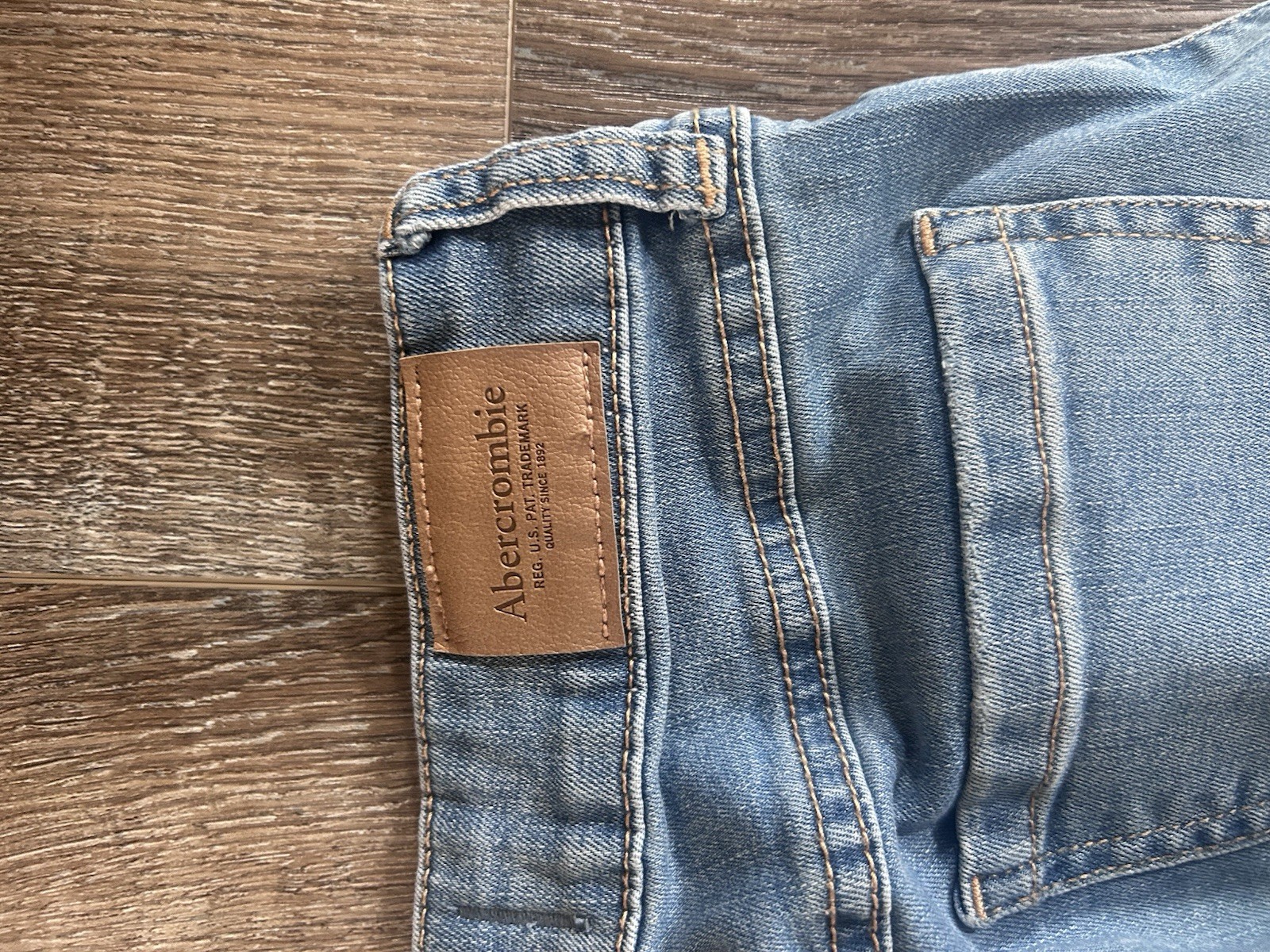 Abercrombie and Fitch Girls Size 13/14 High Rise Wide Leg Denim Jeans