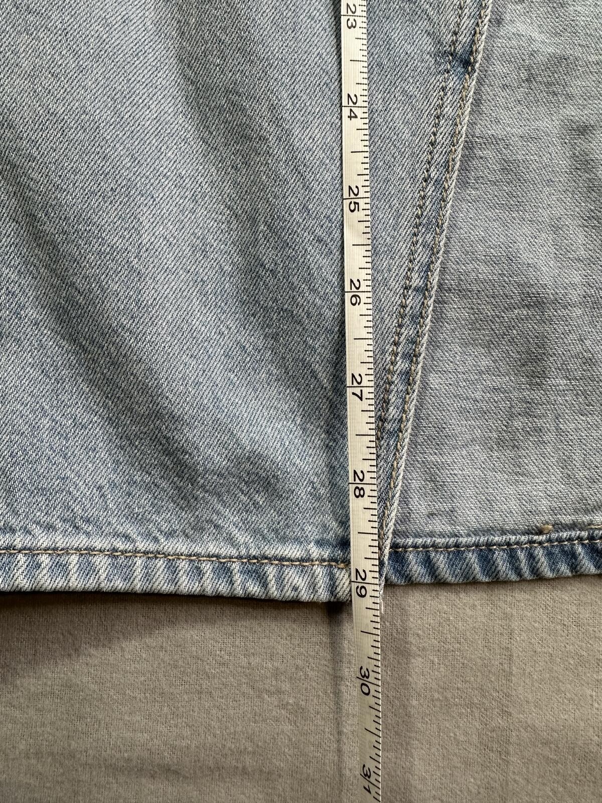 American Eagle Cargo Denim Midi Skirt Light Wash Size 4 Y2K Utility