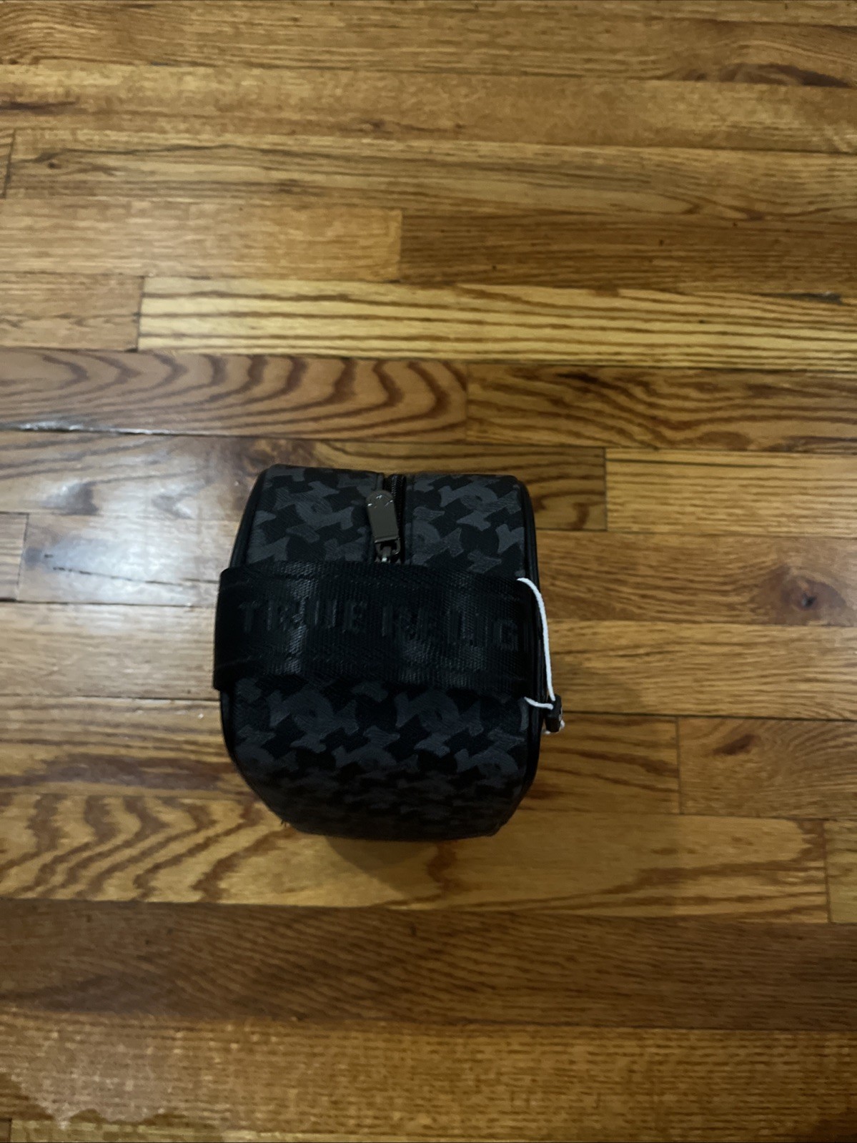 TRUE RELIGION Mens Toiletry Travel Bags CODA AUKKA Faux Leather Black NWT