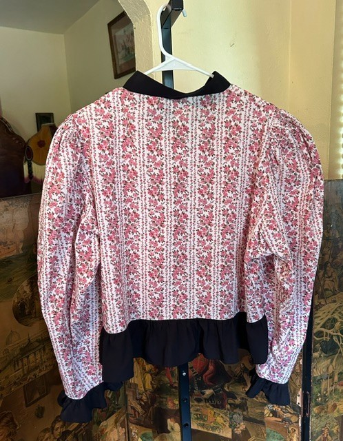 Batsheva Victorian Style Grace Blouse in Laura Ashley Fabric NWT