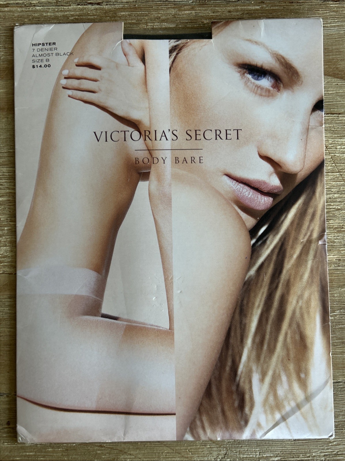 Victoria’s Secret Body Bare Size B Hipster Hosiery 7 Denier Almost Black