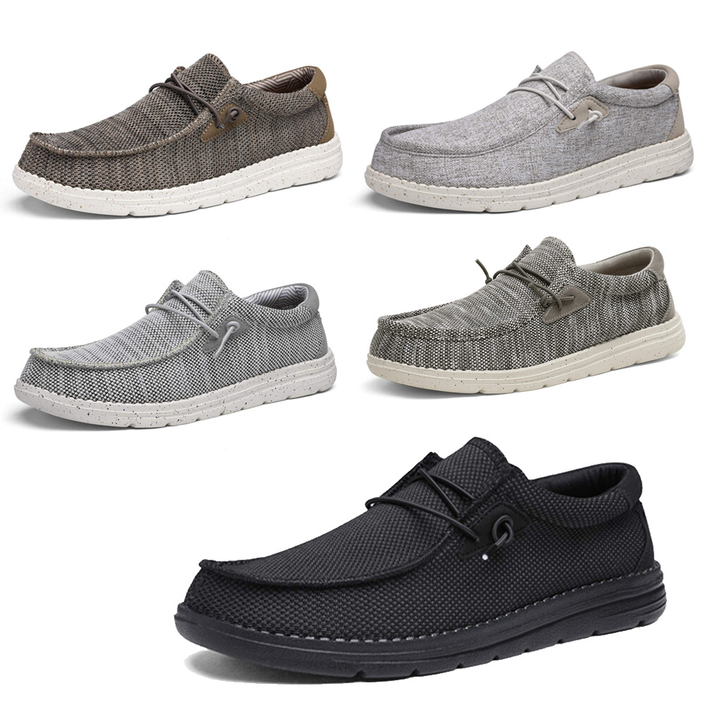 Men’s Casual Slip-on Loafers Lightweight Stretch Shoes Sneakers