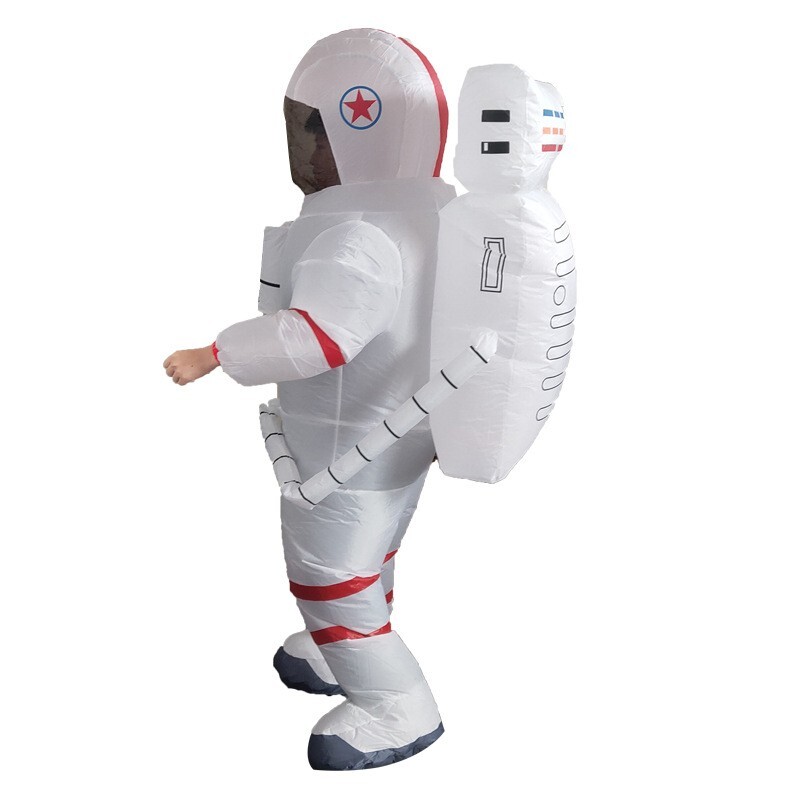 Inflatable Astronaute Space Suit Adult Costume w/Fan For Outdoor Halloween Party