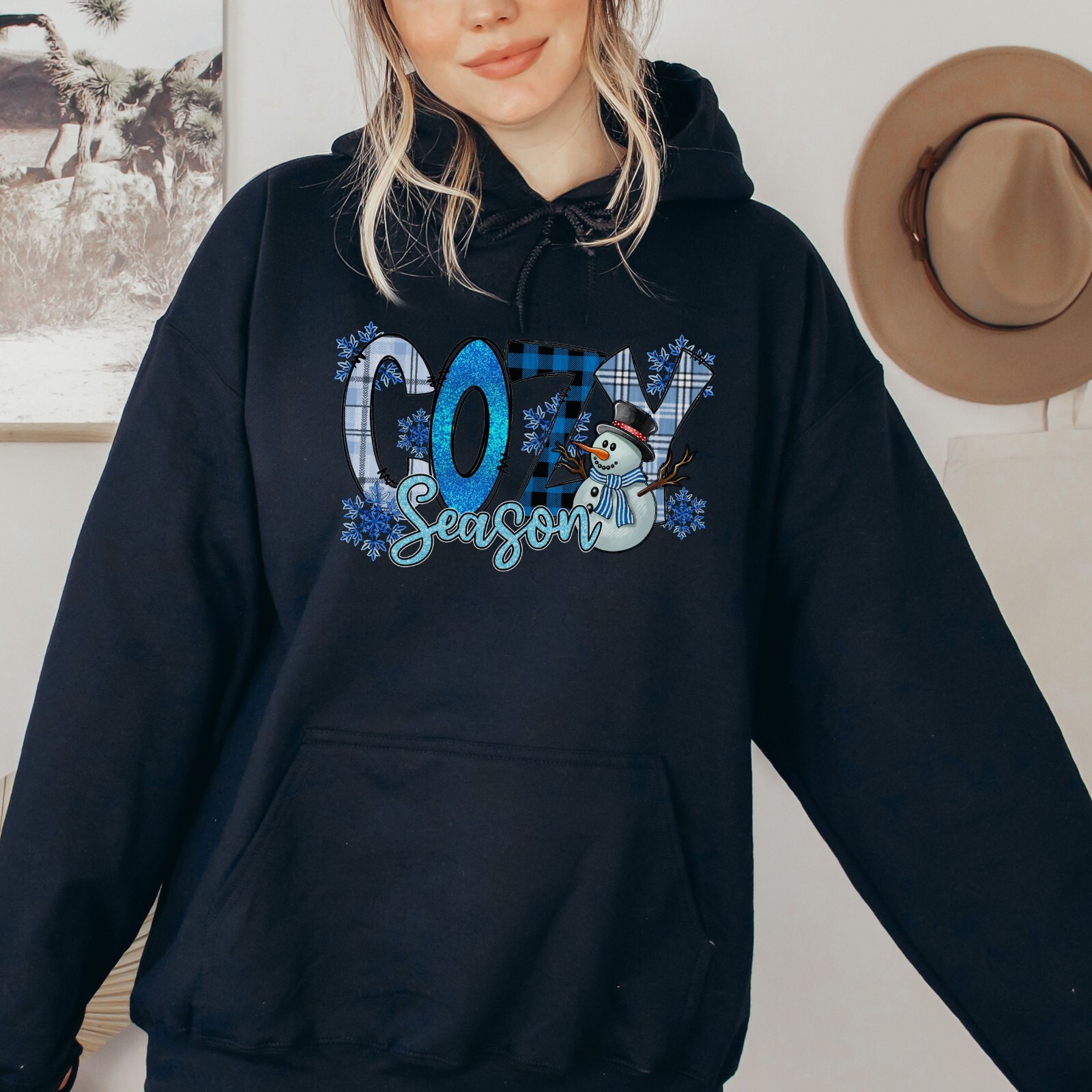 Cozy Season Winter Holiday Women Sweatshirt Hoodie S M L XL 2XL 3XL 4XL 5XL