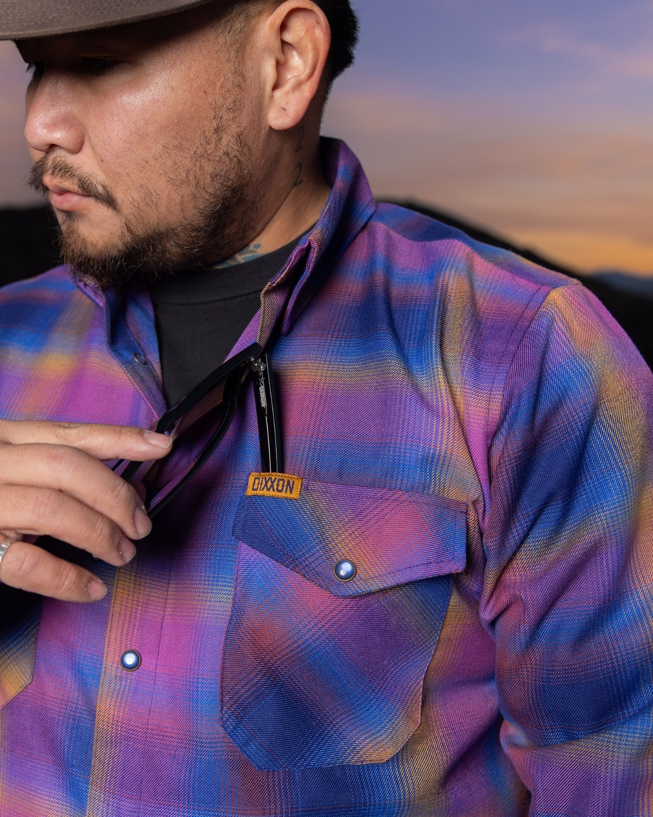 Dixxon Flannel “Desert Mornings” Men’s 2XL XXL Plaid Snap Button Shirt SOLD OUT