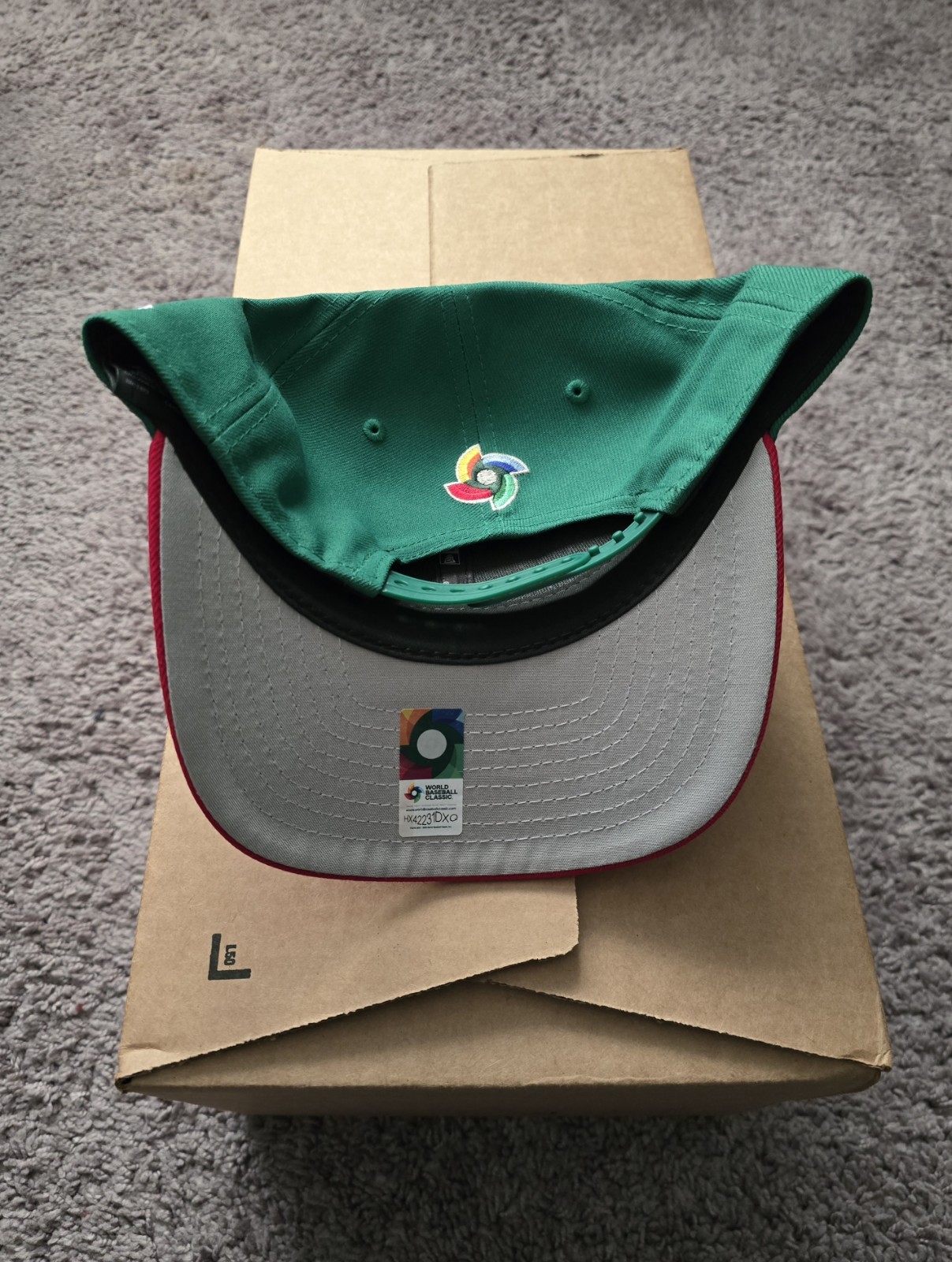 New Era 9Forty Mexico 2026 M Crown Snapback Hat – Green