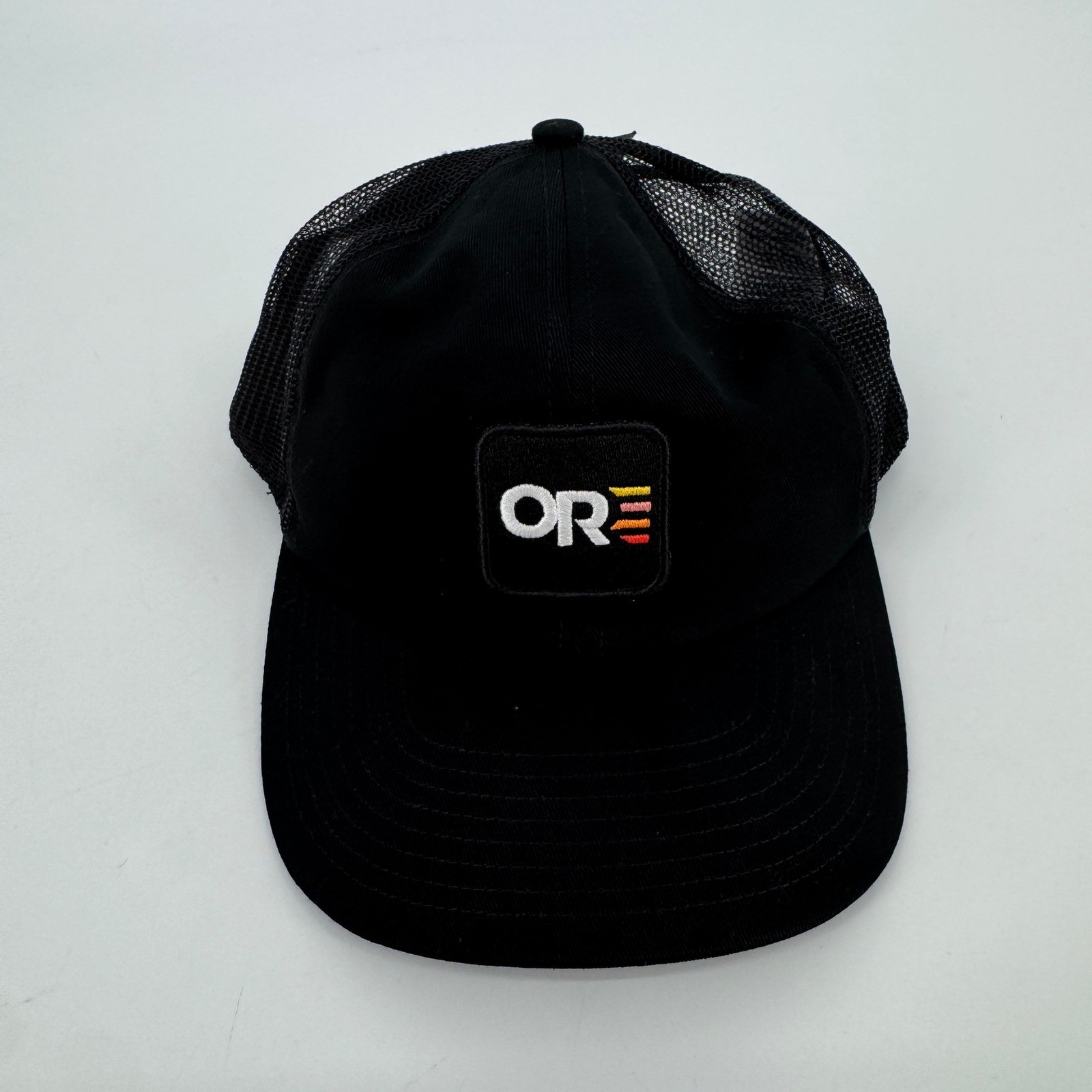 Outdoor Research Quadrise Trucker Lo Pro Cap Black Mesh Snapback Hat 300878 NEW