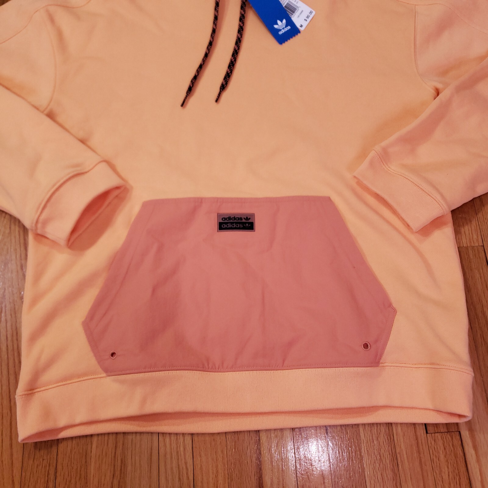 Adidas Originals RYV Utility Pullover Hoodie Orange Mens Size M New GN3279